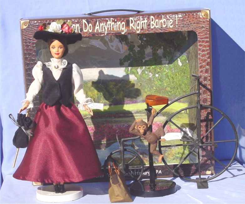 Poupée Mannequin Barbie Frange Mattel Vintage Ancienne Tenue